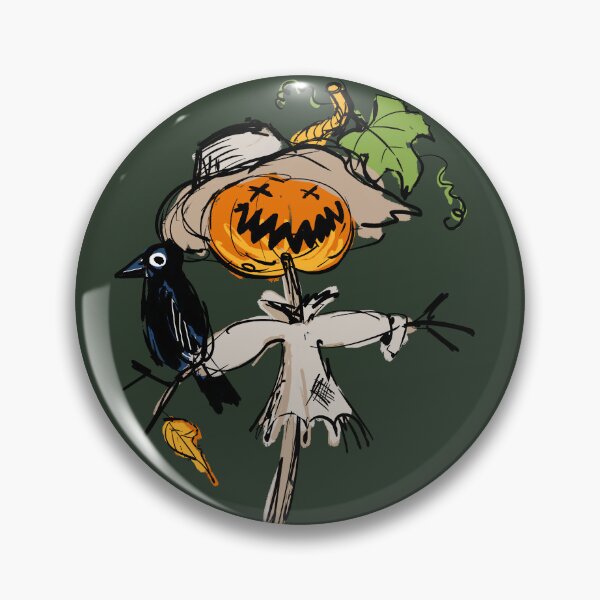 Item preview, halloween pumpkin scarecrow designed and sold by kobyakov.