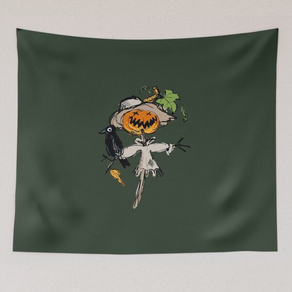 Item preview, halloween pumpkin scarecrow designed and sold by kobyakov.
