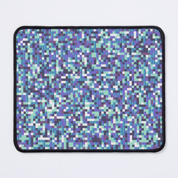 Item preview, Cerulean Blue Multicolor Square Cubes Abstract Camo Pattern designed and sold by Alchemy-A-La-G.