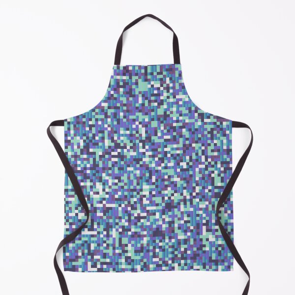 Item preview, Cerulean Blue Multicolor Square Cubes Abstract Camo Pattern designed and sold by Alchemy-A-La-G.