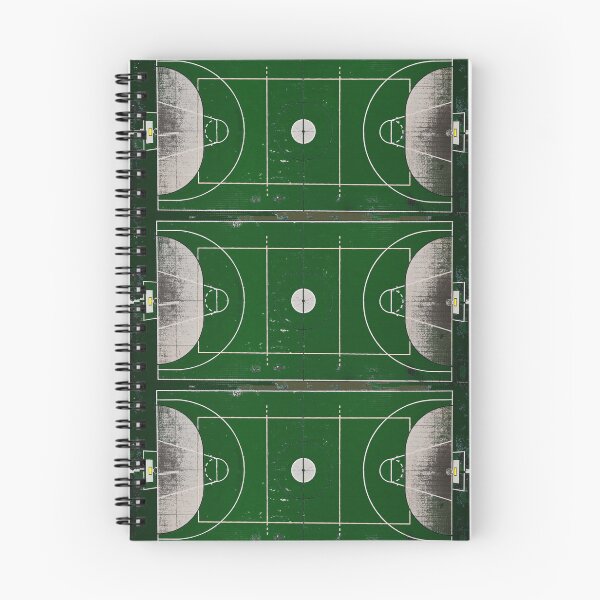 Item preview, Green Basketball Court Sports Team Fan Art designed and sold by Sharon Cummings Art.