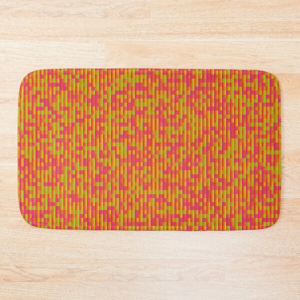 Item preview, Sherbet Orange Multicolor Square Cubes Abstract Camo Pattern designed and sold by Alchemy-A-La-G.