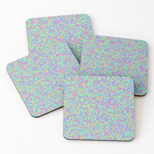 Item preview, Distressed Rainbow Multicolor Square Cubes Abstract Camo Pattern designed and sold by Alchemy-A-La-G.