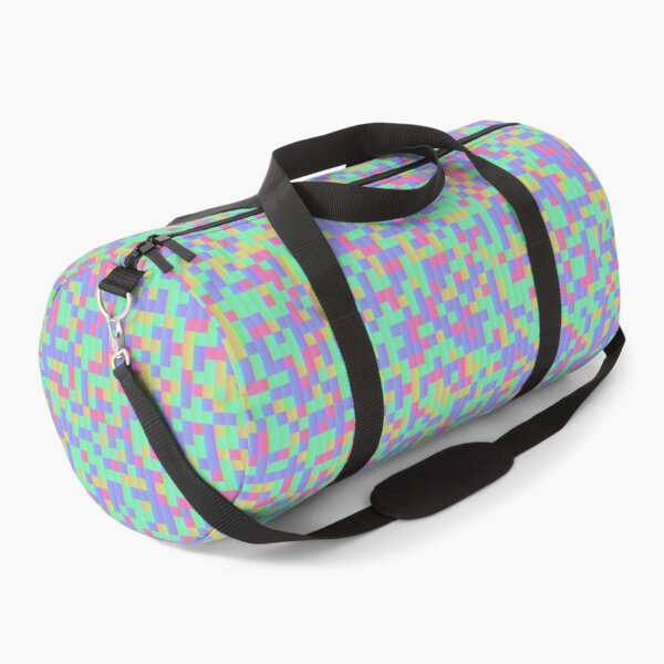 Item preview, Distressed Rainbow Multicolor Square Cubes Abstract Camo Pattern designed and sold by Alchemy-A-La-G.
