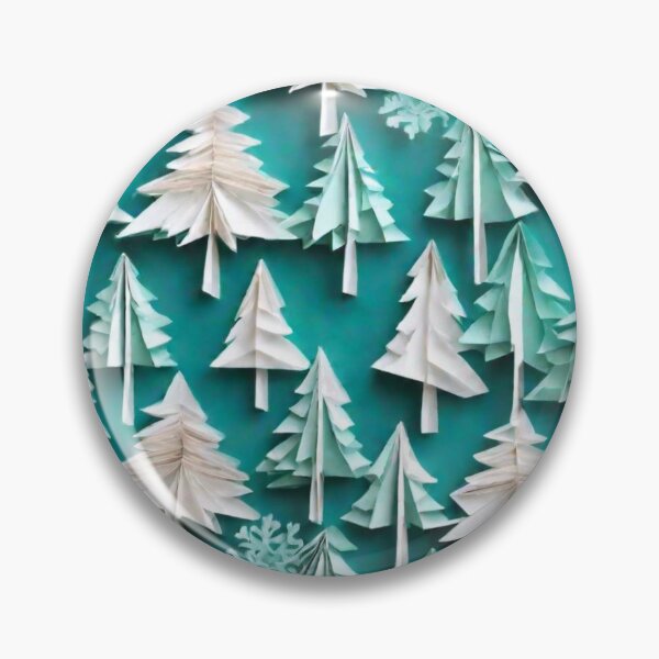Item preview, Teal and White Christmas Trees designed and sold by scrappygrammy.