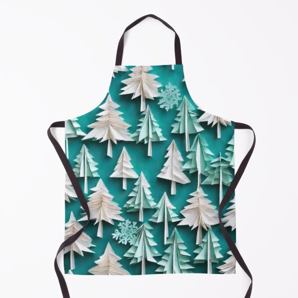 Item preview, Teal and White Christmas Trees designed and sold by scrappygrammy.