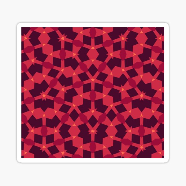 Vista previa del artículo con la obra «Penrose roja», diseñado y vendido por CRYSTAL WOMACK.