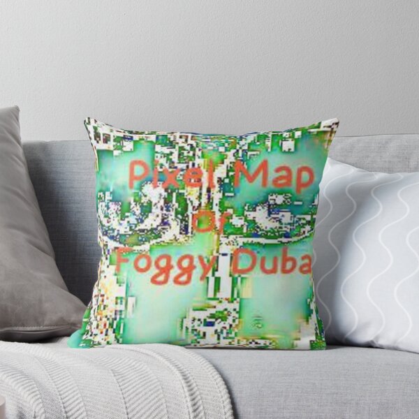 Item preview, Pixel Map of Foggy Dubai  designed and sold by SoulArtSara.
