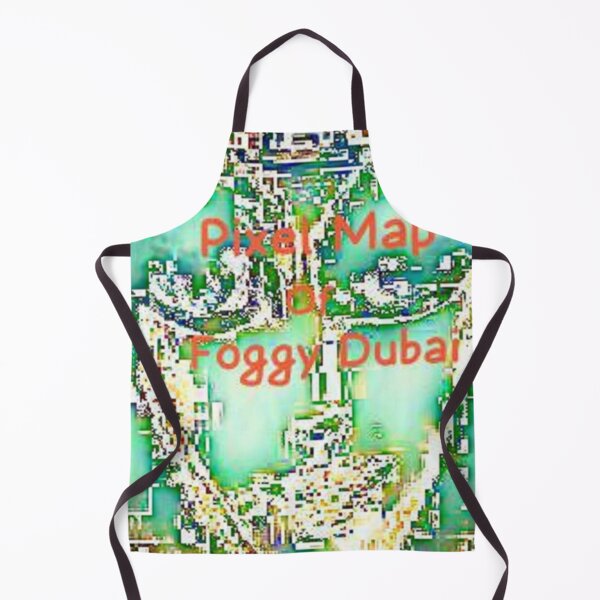 Item preview, Pixel Map of Foggy Dubai designed and sold by SoulArtSara.