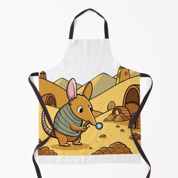 Item preview, Fluffy Armadillo Exploring an Ancient Desert designed and sold by omerfdln34.