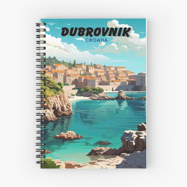 Item preview, Dubrovnik Croatia Vintage Travel and Tourism Advertising Print designed and sold by posterbobs.