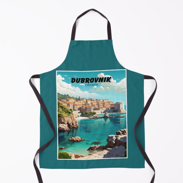 Item preview, Dubrovnik Croatia Vintage Travel and Tourism Advertising Print designed and sold by posterbobs.