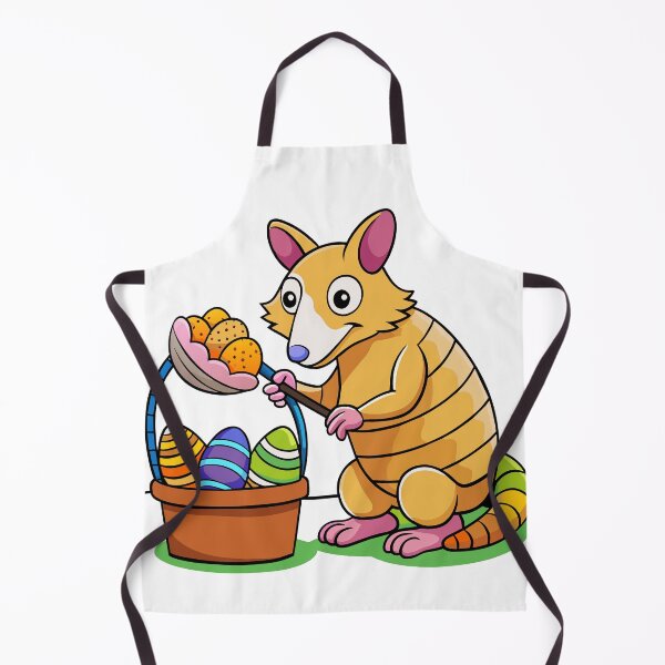 Item preview, Fluffy Armadillo Painting Easter Eggs designed and sold by omerfdln34.