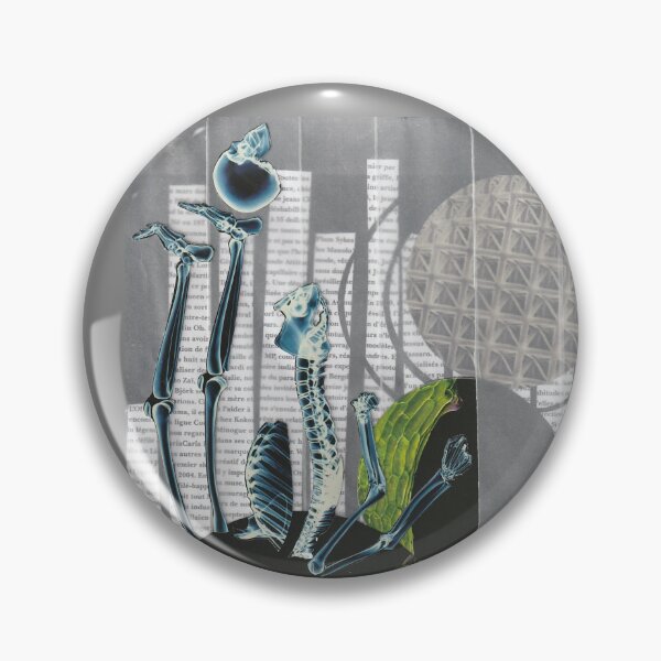 Artikelvorschau, Skeleton Garden abstrakte surreale Collage Kunst Landschaft Kugeln entworfen und verkauft von DigitalEurydice.