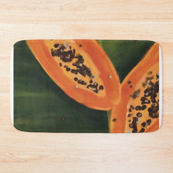 Item preview, Summer Papaya Painting in Acrylic designed and sold by Jennifer Margrave-Garcia.