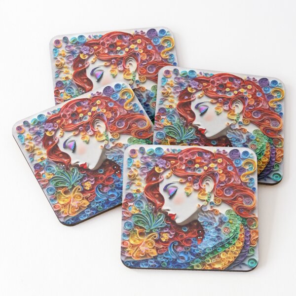 Item preview, Paper Quilled Lady designed and sold by scrappygrammy.