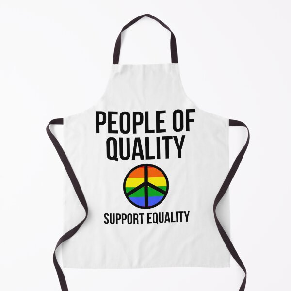 Item preview, People of quality support equality rainbow peace sign   designed and sold by Rachel the Artist .