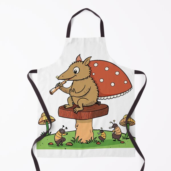 Item preview, Fluffy Armadillo Sitting on a Giant Mushroom designed and sold by omerfdln34.