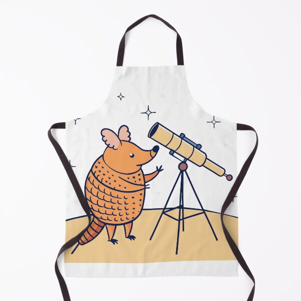 Item preview, a-fluffy-armadillo-stargazing-through-a-telescope- designed and sold by omerfdln34.