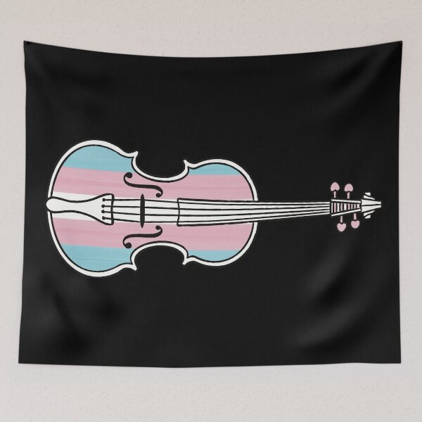 Item preview, Transgender Pride Violin Design designed and sold by skye-studio.