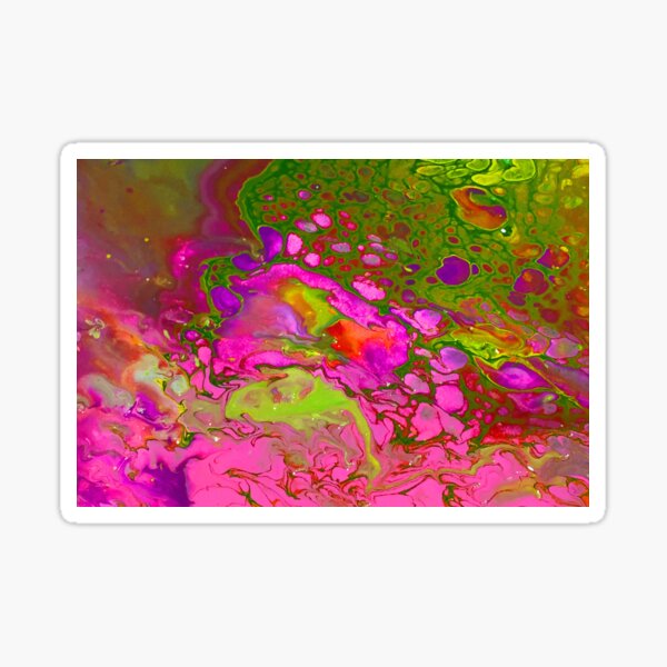 Pink Acid Sticker