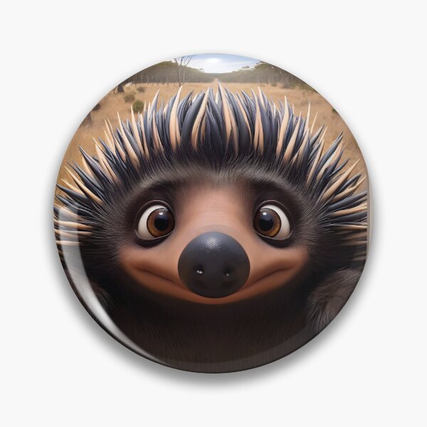 Item preview, Australian Animal Selfie - Echidna designed and sold by roundowl.