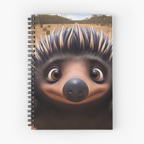 Item preview, Australian Animal Selfie - Echidna designed and sold by roundowl.