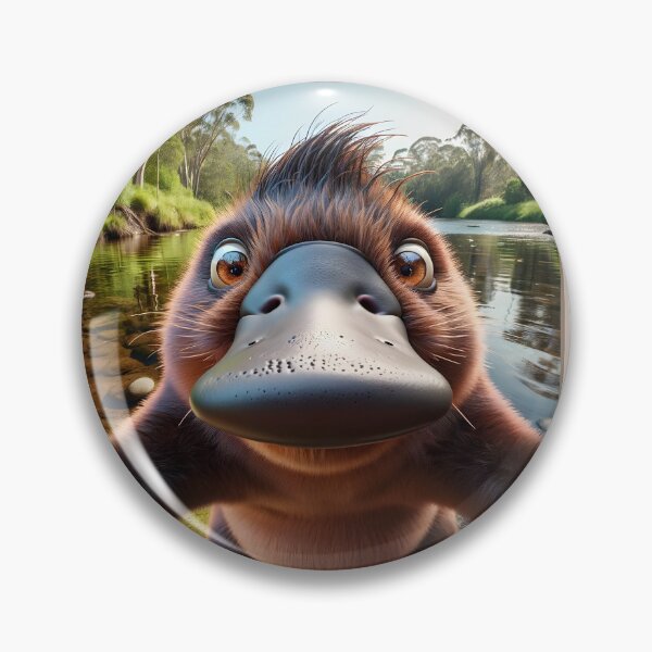 Item preview, Australian Animal Selfie - Platypus designed and sold by roundowl.