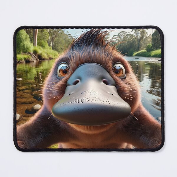 Item preview, Australian Animal Selfie - Platypus designed and sold by roundowl.