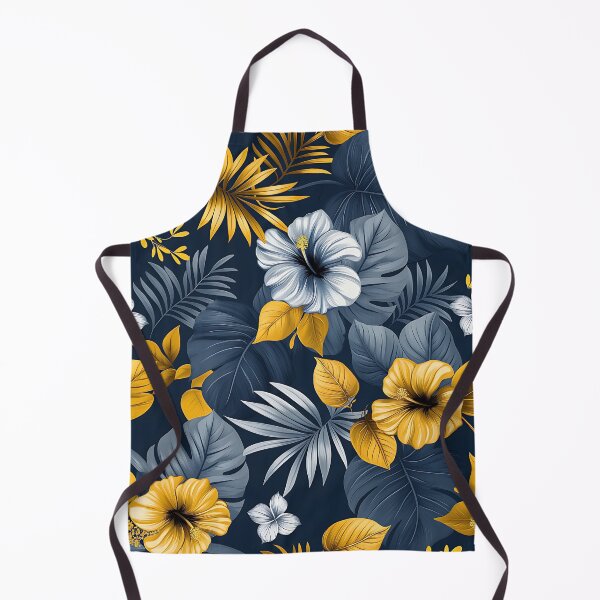 Item preview, Océano - Gold & Gray Tropical Flowers designed and sold by Oceano-Beach.