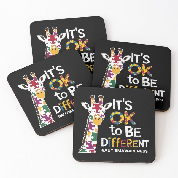 Item preview, Its Ok To Be Different Autism Awareness Giraffe designed and sold by T-shop19.