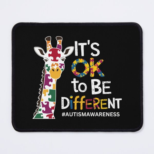Item preview, Its Ok To Be Different Autism Awareness Giraffe designed and sold by T-shop19.