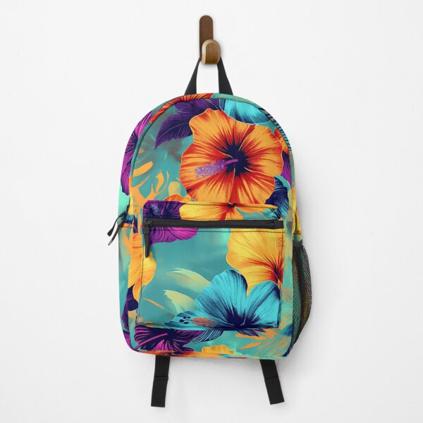 Item preview, Océano - Neon Glow Tropical Flowers AOP designed and sold by Oceano-Beach.
