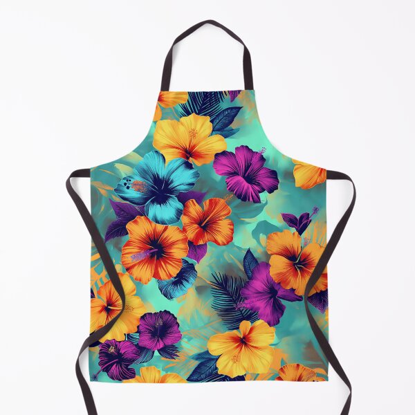 Item preview, Océano - Neon Glow Tropical Flowers AOP designed and sold by Oceano-Beach.