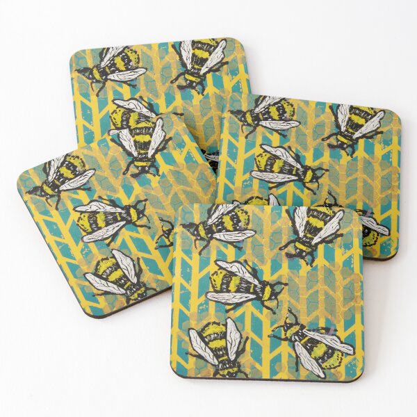 Item preview, Friendly Bees designed and sold by Stefanie Harrington.