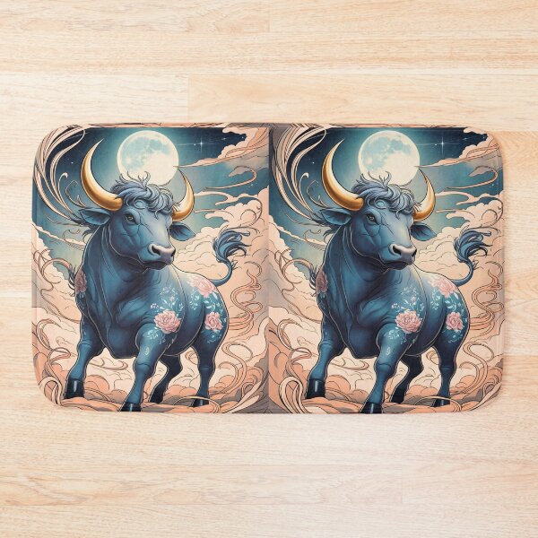 Item preview, Taurus Astrology. Moon in Taurus, Zodiac sign, Taurus symbol designed and sold by ZodiacWonders.