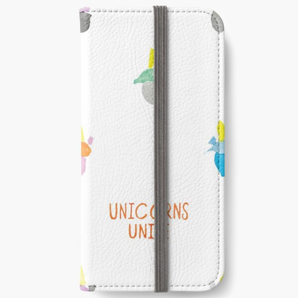 Unicorns Unite Pattern 1 iPhone Wallet