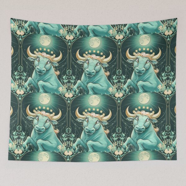 Item preview, Taurus Astrology. Moon in Taurus, Zodiac sign, Taurus symbol designed and sold by ZodiacWonders.