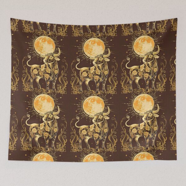 Item preview, Taurus Astrology. Moon in Taurus, Zodiac sign, Taurus symbol designed and sold by ZodiacWonders.