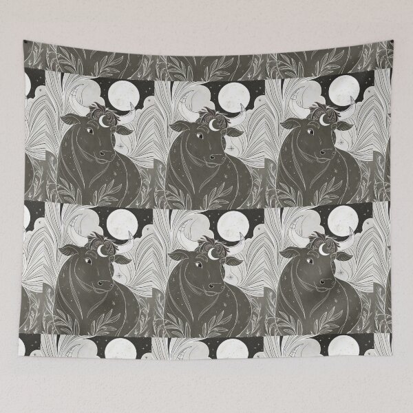 Item preview, Taurus Astrology. Moon in Taurus, Zodiac sign, Taurus symbol designed and sold by ZodiacWonders.