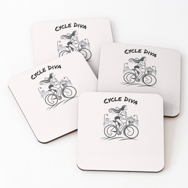 Item preview, Cycle Diva Empowered Bicycling Woman designed and sold by Trauma Nicole.