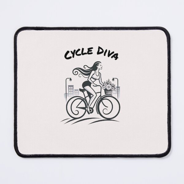 Item preview, Cycle Diva Empowered Bicycling Woman designed and sold by Trauma Nicole.