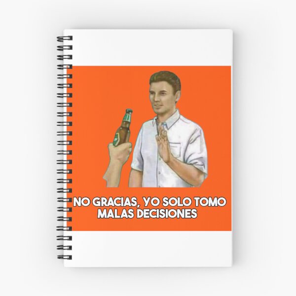 Item preview, NO GRACIAS, YO SOLO TOMO MALAS DECISIONES designed and sold by Artinova.