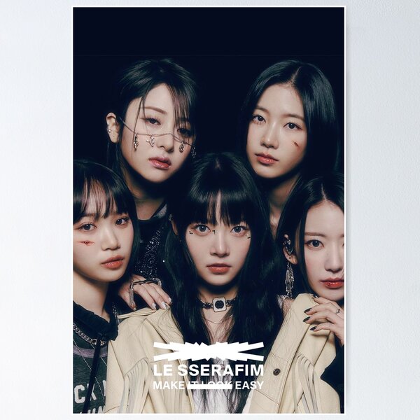 Item preview, Le Sserafim Sakura Eunchae Kazuha Chaewon Yunjin Easy SMART Make it Look Easy designed and sold by Valereekmerch.