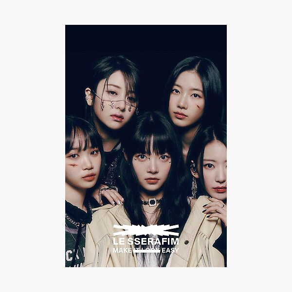 Item preview, Le Sserafim Sakura Eunchae Kazuha Chaewon Yunjin Easy SMART Make it Look Easy designed and sold by Valereekmerch.