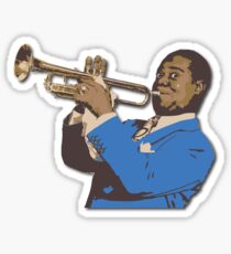 louis armstrong Sticker