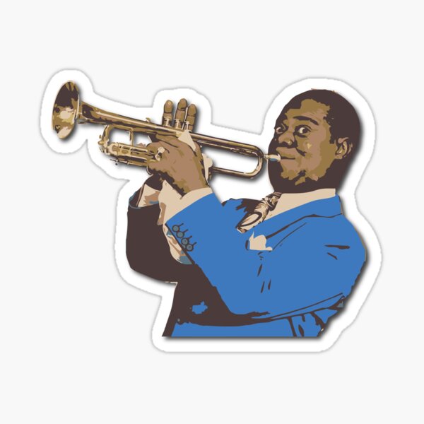 Chrome Boombox Louis Armstrong T-Shirt