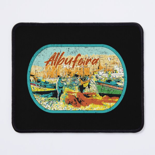 Item preview, Vintage Illustration of Albufeira's Former Pescadores Beach designed and sold by Lemomo-artworks.