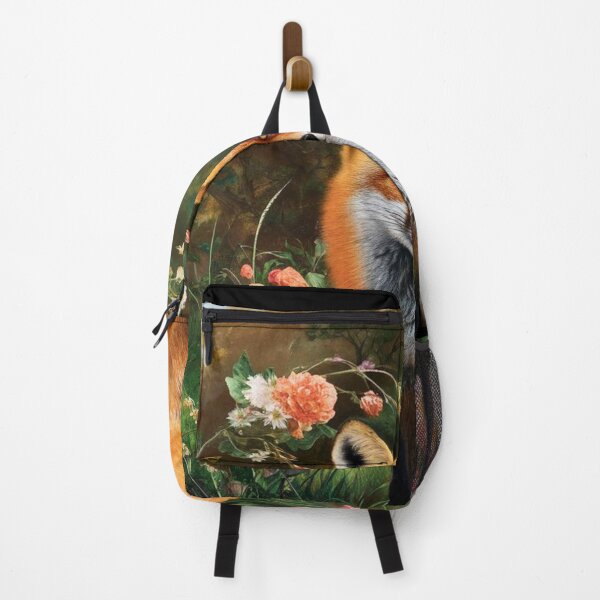 Item preview, Fox Portrait. Spring fox, spring season, floral fox, vintage fox, fox painting, Peter Paul Rubens style designed and sold by FoxVibes.