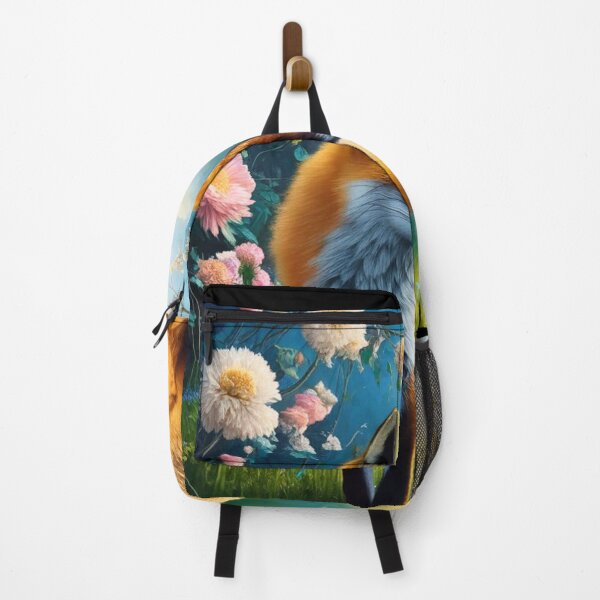 Item preview, Fox Portrait. Spring fox, spring season, floral fox, vintage fox, fox painting, Peter Paul Rubens style designed and sold by FoxVibes.